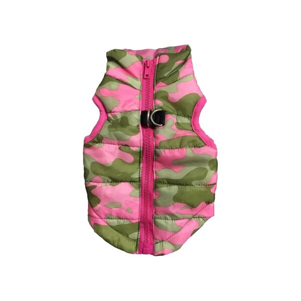 Durable Polyester Pet Quilted Vest Coat for Small Dogs Cats Cold Weather