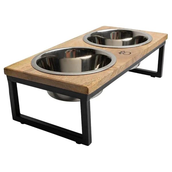 Durable Premium Pet Feeder with Metal Stand for Dogs, Cats, and Pets of Any Size