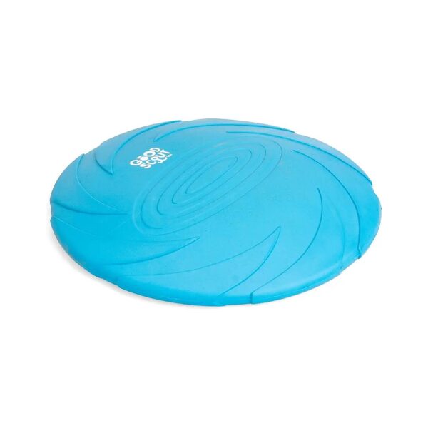 Durable Rubber Frisbee Dog Toy for Medium and Large Dogs - Indoor and Outdoor Play