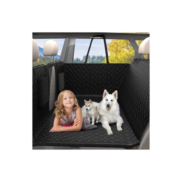 Durable Soft Waterproof Back Seat Dog Bed Cover for Car Truck