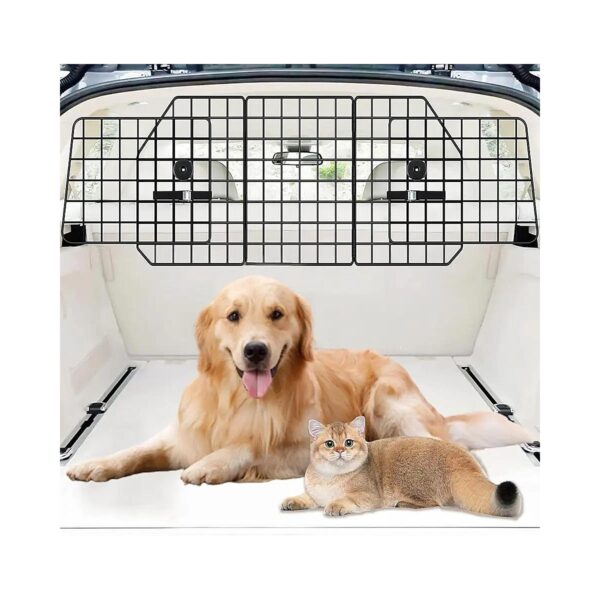 Durable Steel Foldable Dog Car Barrier for Safe Travel SUVs Cars and Trucks