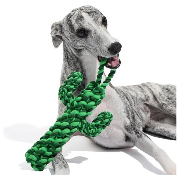 Durable Tug of War Dog Toy with Ergonomic Grip for Puppy Training