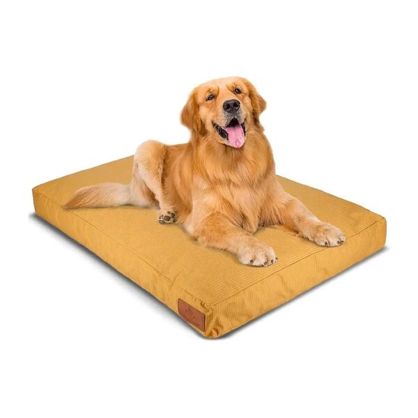 Durable and Comfortable Canvas Dog Bed with Heavy Duty Zippers for Small and Medium Dogs