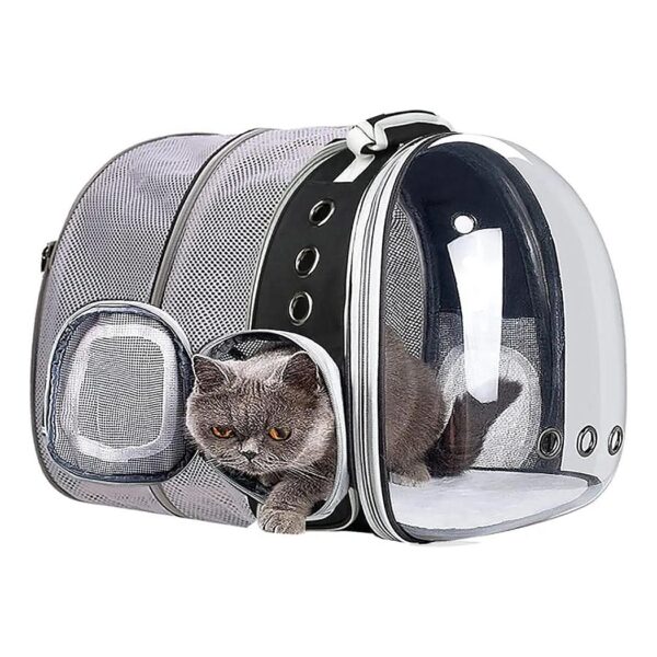 Durable and Expandable Pet Backpack Carrier for Cats 1-12lbs and Small Dogs 1-10lbs