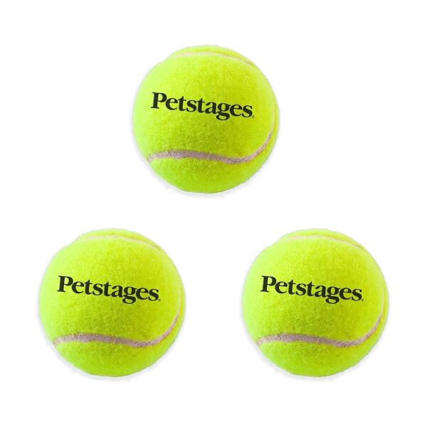 Durable and Fun Tennis Ball Set with Solid Core for Your Dog