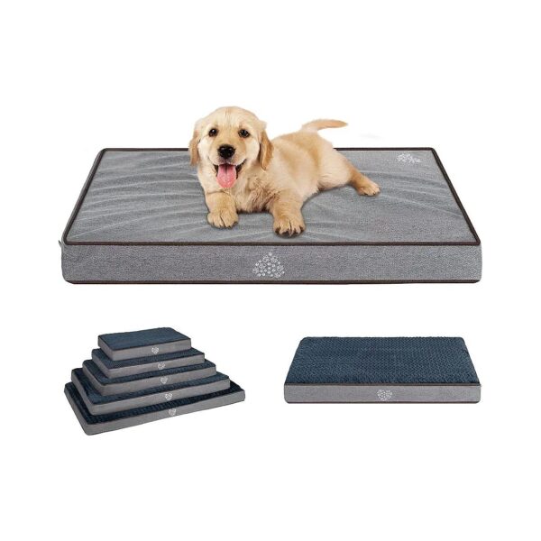 Durable and Water Resistant Dog Bed Crate Pad for Small Medium Large Dogs