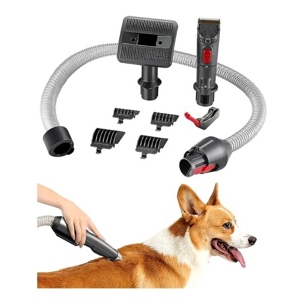 Dyson Compatible Pet Grooming Vacuum Attachment for Efficient Pet Hair Removal