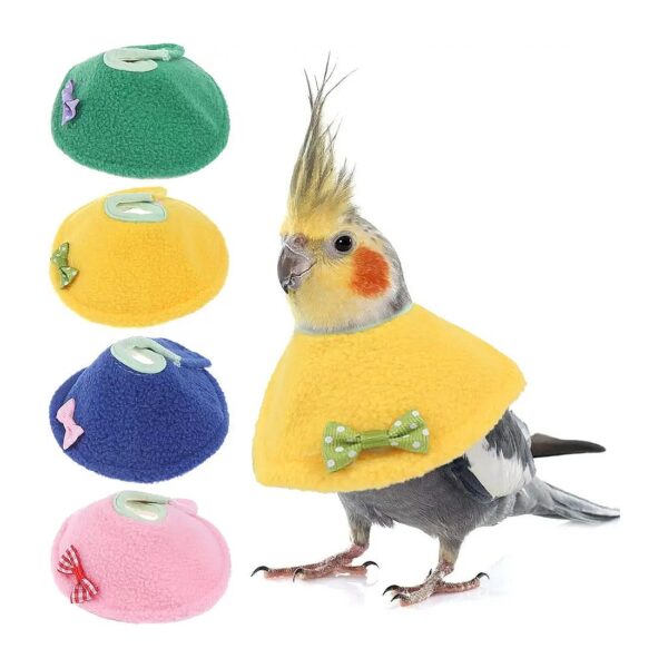 ELIZABETHAN COLLARS FOR PARROTS - High-Quality Cotton Fabric for Easy Recovery