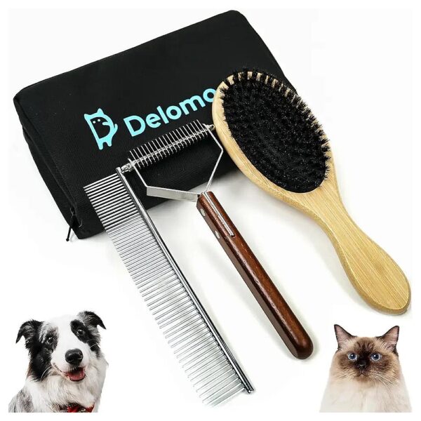 Easy Brush for Shedding, Dematting, and Deshedding Cats and Dogs