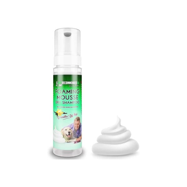 Easy Clean Dry Foam Spray Mousse for Smelly Dogs - No Water Required