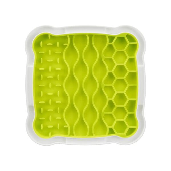 Easy Cleaning Licking Plate for Dogs Accommodates Pastes and Kibble