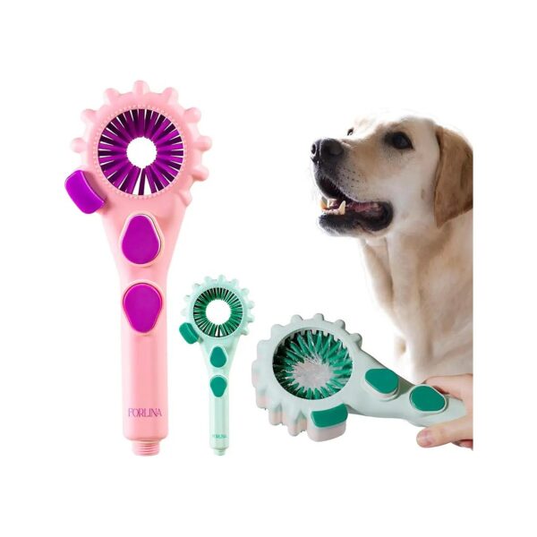 Easy Install Dog Bath Brush with Low Stress on Pet Joints