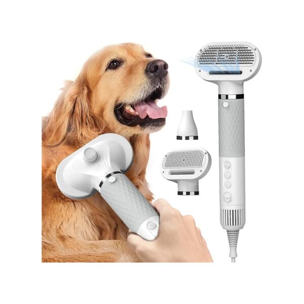 Easy On-The-Go Pet Grooming Hair Dryer with Temperature Control for Small and Large Dogs