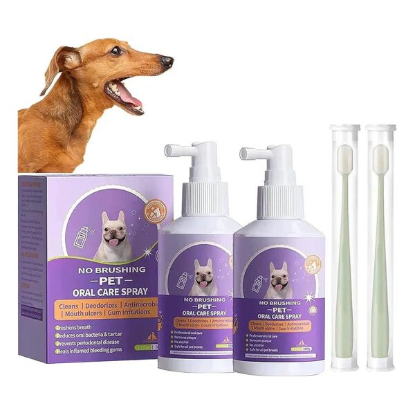 Easy Pet Teeth Cleaning Spray for Dogs and Cats