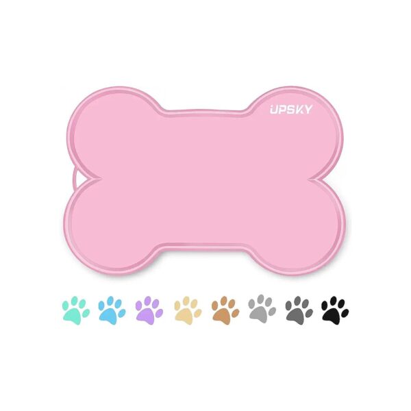 Easy to Clean Pet Food Tray for Dog Cat with Soft Flexible Silicone Material