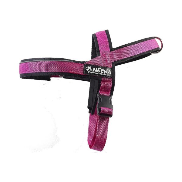 Easy to Put On and Take Off Pink Dog Harness with Control Handle