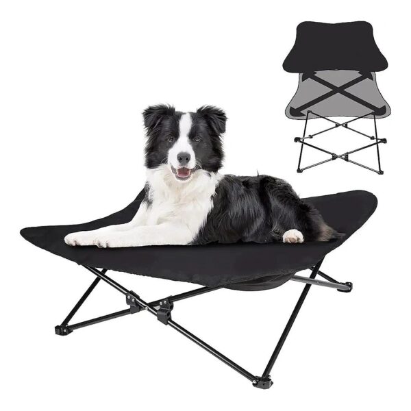 Easy to Set Up and Fold Portable Dog Bed with Built-in Shoulder Strap