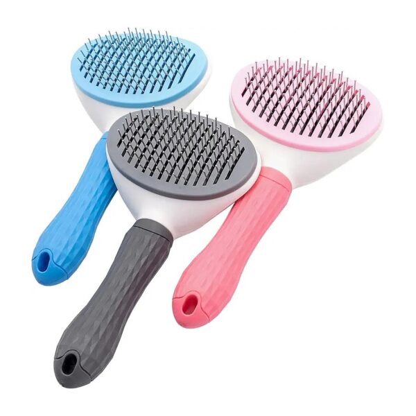 Easy to Use Pet Grooming Brush for Removal of Loose Undercoat and Tangles