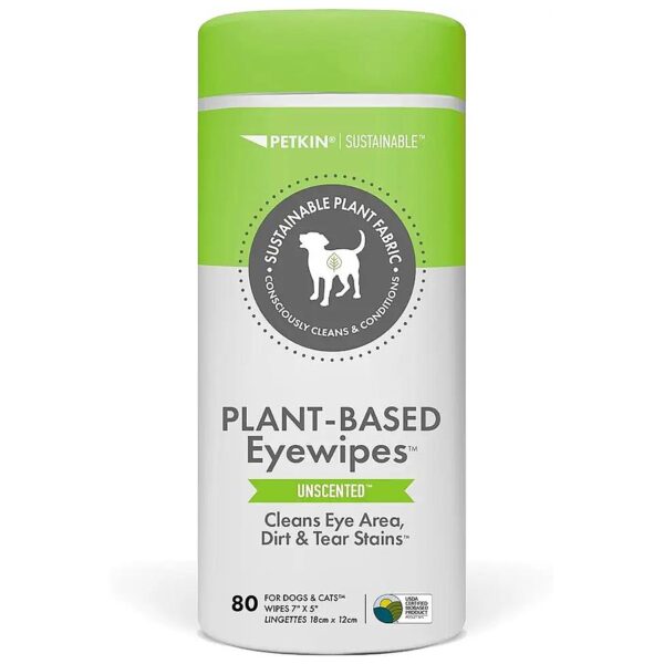 Easy to Use and Dispose Biobased Eye Wipes for Pet Owners