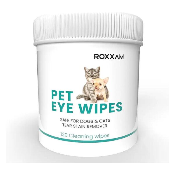 Easy to Use and Safe Dog Eye Wipes for Crust and Tear Stain Removal