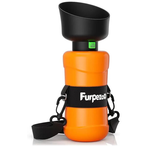 Easy-Carry 27OZ Pet Water Bottle with Silicone Bowl for Dog Travel and Hiking