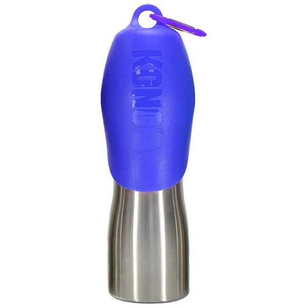 Easy-Cleaning Stainless Steel Dog Water Bottle and Travel Bowl Design