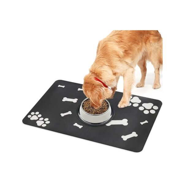 Easy-Maintenance Pet Feeding Mat for Cats and Dogs with Pet-Friendly Material