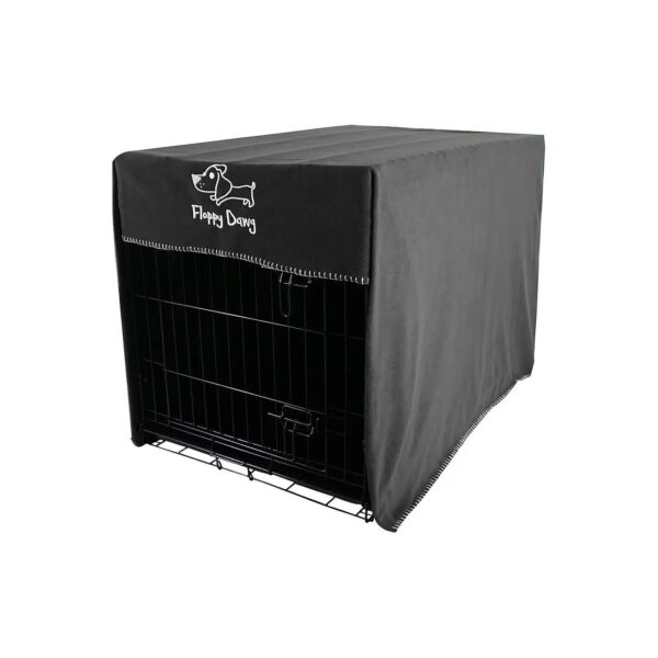 Easy-On Dog Crate Cover and Blanket Combo for 42 Inch Crates or Smaller