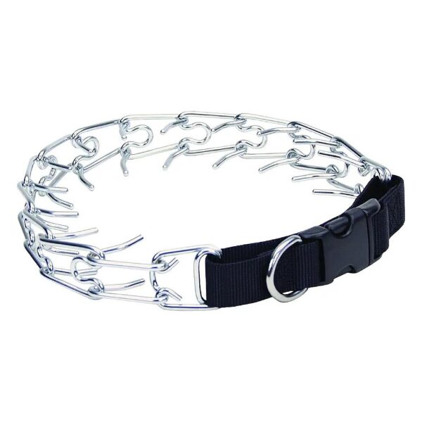 Easy-On Prong Training Collar with Scarf-Style Buckle for Dogs