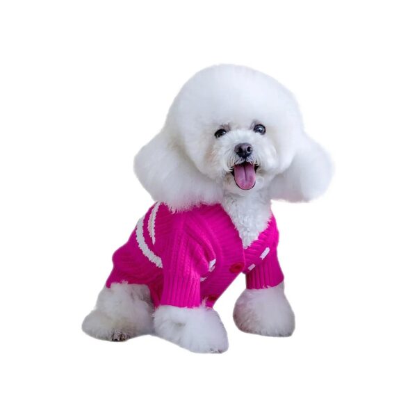 Easy-On Small Dog Coat with V-Neck and Pullover Design for Comfortable Everyday Wear