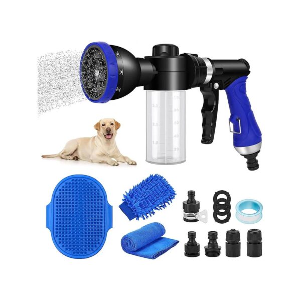 Easy-Use Pet Grooming Kit with Adjustable Sprayer and 1/2" Quick Connector