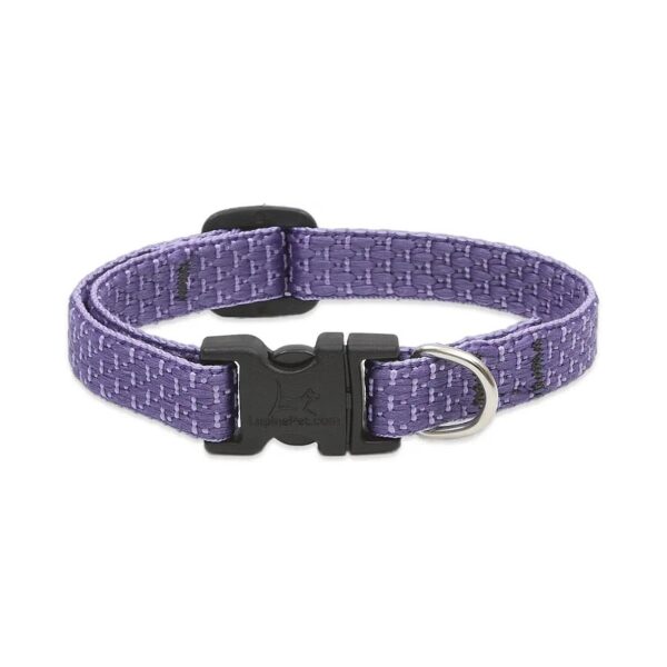 Eco-Friendly Adjustable Collar in Lilac Purple for Small Dog Wear