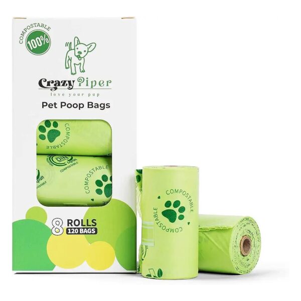 Eco-Friendly Poop Bags for Dogs in 120-Count Rolls