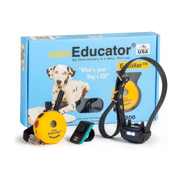 Educator ET-300 Waterproof Dog Training Collar with Remote Training and Finger Clicker