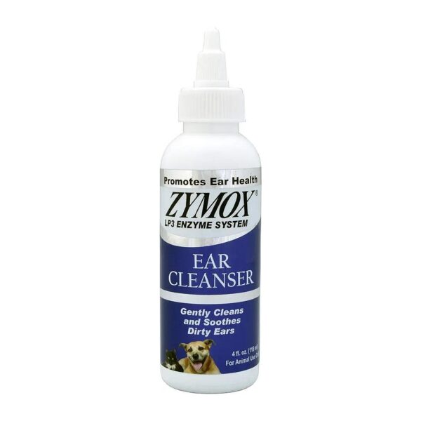 Effective Ear Cleaning Solution for Cats and Dogs with Bio-Active Enzymes 4 oz