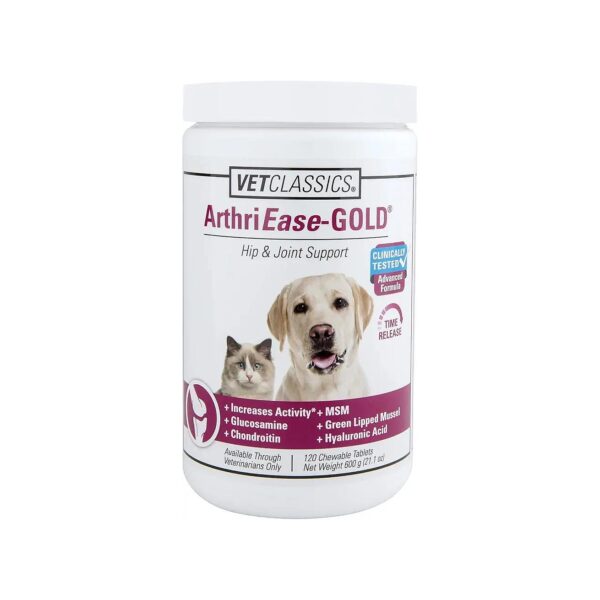 Effective Hip and Joint Support Supplement for Senior and Active Dogs and Cats