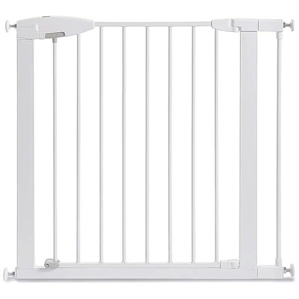 Effective Metal Baby Gate for Stairs and Doors with Pressure Mount Design