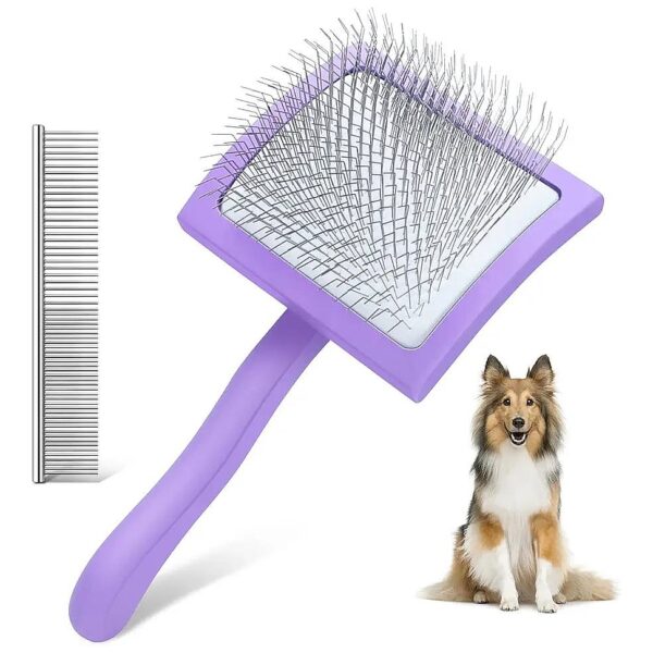 Effective Slicker Brush for Medium and Long Haired Cats and Dogs