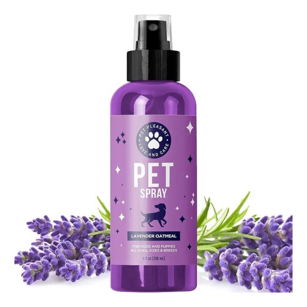 Effective and Gentle Lavender Oil Dog Deodorizing Spray for Dogs of All Ages and Sizes