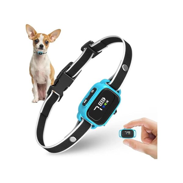 Effective and Humane Small Dog Bark Collar for 5-15lb Pets with Advanced AI Chip