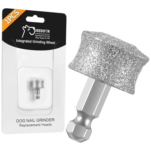 Efficient and Safe Diamond-Coated Replacement Grinding Heads for Dog Nail Grooming