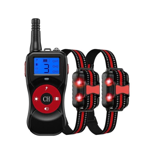 Electric Dog Training Collar for 2 Dogs with 3400Ft Remote and 4 Training Options