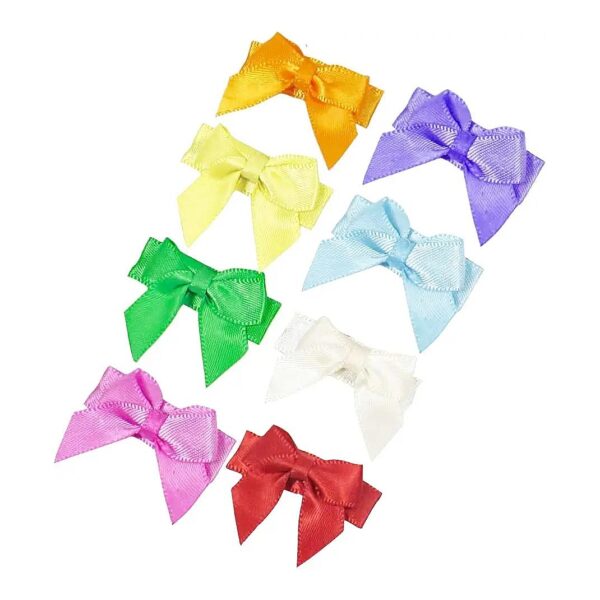 Elegant Pet Hair Bow Ties for Small Dogs with Metal Hair Clips