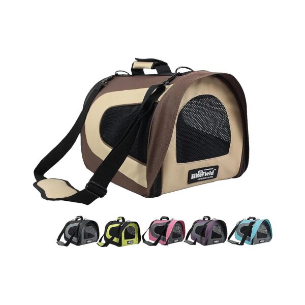 Elite Soft Pet Carrier with Built-in Leash and 3-Year Warranty