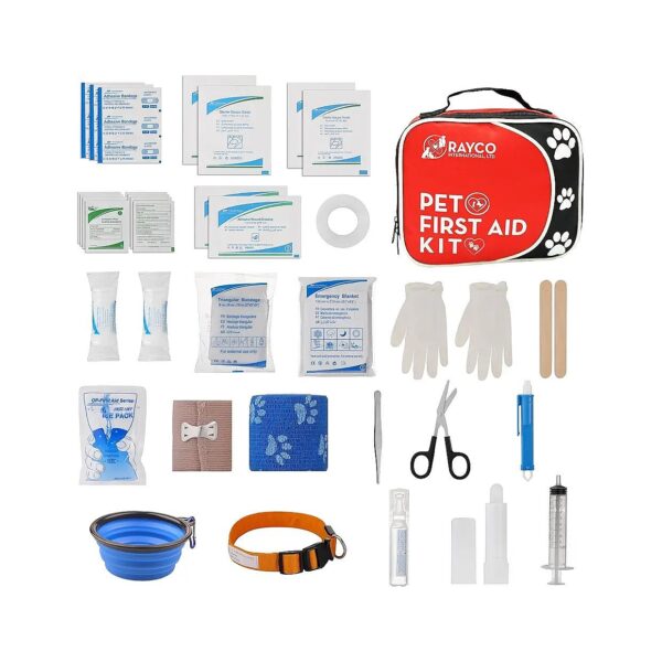 Emergency Pet First Aid Kit for Travel Home Rescue Outdoor Activities