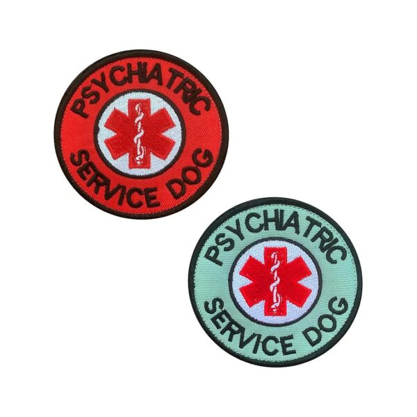 Emotional Support Dog Patch with EMT EMS Medic Paramedic Star of Life Design