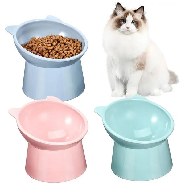 Enjoy Peace of Mind with Our Safe and Durable Plastic Elevated Cat Bowls and Feeder