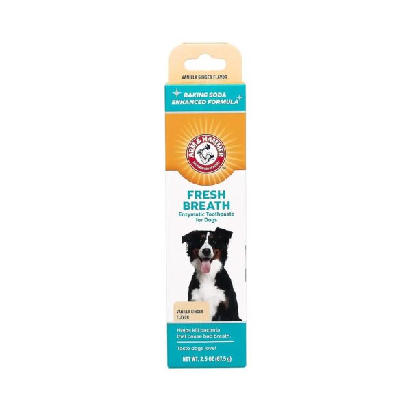 Enzymatic Toothpaste for Dogs with Inflamed Gums and Bad Breath Removal