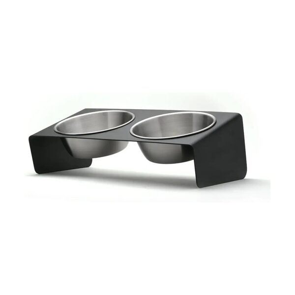 Ergonomic Elevated Pet Bowls with Tilted Design for Cats Small Dogs