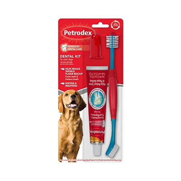 Essential Toothbrush and Toothpaste Kit for Puppies and Adult Dogs